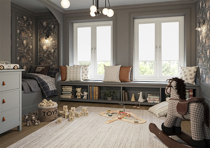 Umbra (Blackout), White - Stick Fit Honeycomb Blind - Image 7